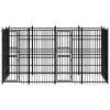 Outdoor Dog Kennel Steel 79.3 ft²