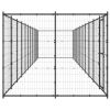 Outdoor Dog Kennel Steel 286.5 ft²