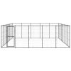 Outdoor Dog Kennel Steel 390.7 ft²