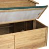 113inches Super large chicken coop, Cunninghamia lanceolata, outdoor rabbit coop, rain insulation roof, egg box, leakproof tractor tray and ramp