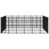 Outdoor Dog Kennel Steel 357.1 ft²