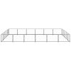 Dog Kennel Black 322.9 ft² Steel