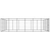 Outdoor Dog Kennel Steel 390.7 ft²