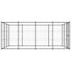 Outdoor Dog Kennel Steel 156.3 ft²