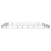 40-Panel Dog Playpen Black 39.4"x19.7" Powder-coated Steel