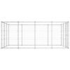 Outdoor Dog Kennel Galvanized Steel 156.3 ft²