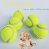 3pcs Pet dog toy tennis toy micro elastic ball dog throwing interactive dog ball training dog